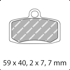 PASTILLA FRENO FERODO FA612 SX85 12>20 TC85 17>19 EXC250 04> en internet