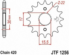 PIÑON CR 80 85 (86/07) 15D JTF1256 - comprar online