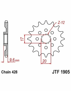 PIÑON 85 SX 18/23 GASGAS 21/23 TC 18/23 13D JTF1905 - comprar online