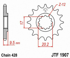 PIÑON 85 SX 04/17 TC 15/17 13D JTF1907 - comprar online