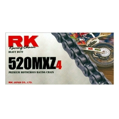 CADENA RK MXZ4 520 x 120 GRIS CLIP REF ALIVIANADA