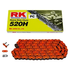 CADENA RK 520 H X 118L REFORZADA NARANJA