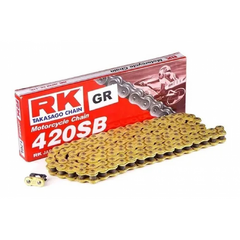 CADENA RK 420 X 136L STANDAR DORADA