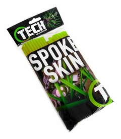 Pack Cubre Rayos Spoke Skins Amarillo Fluo 80 Unidades TECH