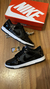 Nike Dunk Low Preto Brilhante na internet