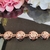 Pulseira Riviera Rose Flor com Zircônias TR445 - loja online