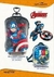kit Mochila 3D Capitao América Marvel Avengers - Maxtoy - Max Toy na internet