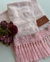 Kit Lavabo Karsten Rosa Claro com Barrado em Macramé - comprar online