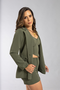 Blazer Alongado Determinação Verde - comprar online