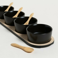 SET X4 COPETINEROS DE PORCELANA - comprar online