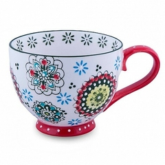 MUG DE PORCELANA PINTADA - 400ml