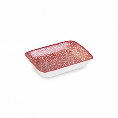 MINI DIP RECTANGULAR DE PORCELANA ESTAMPADA - comprar online