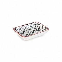 MINI DIP RECTANGULAR DE PORCELANA ESTAMPADA - tienda online