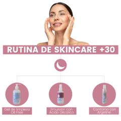 Rutina de skincare +30 en internet