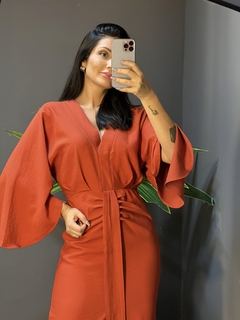 VESTIDO KARINA TELHA - comprar online