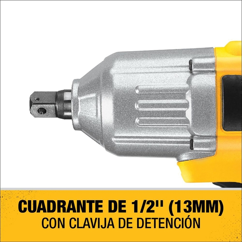 Kit de Llave de Impacto Inalámbrica de 1/2” (13mm) con Pin de Retención de  20V MAX*