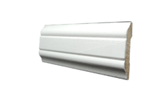 Contramarco moldurado N.126 (8x44 mm) base blanca