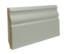 Zócalo moldurado N.331 (12x67 mm) laca blanca