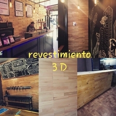 Revestimiento 3D maderas naturales - comprar online