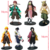 KIt 6 Bonecos 14cm Demon Slayer (Giyu,Inosuke,Nezuko,Shinobu,Tanjiro,Zenitsu) Action figure - loja online