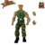 Boneco Street Fighter Guile Verde premium de 18cm action figure - comprar online