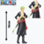 Boneco One Piece - Roronoa Zoro Preto - Action Figure 18cm na internet