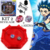 Kit Beyblade - 2 Beyblade + Campo de Batalha Red. + 2 lançadores + 1 Empunhador - comprar online