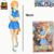 Boneco One Piece - Nami vestido azul - Action Figure 16cm