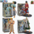 KIT 4 Boneco 17cm Luffy, Zoro, Sanji e Usopp com Kimono One Piece - action figure