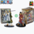 KIT 2 Boneco 17cm Luffy, Zoro com Kimono One Piece - action figure