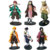 KIt 6 Bonecos 14cm Demon Slayer (Giyu,Inosuke,Nezuko,Shinobu,Tanjiro,Zenitsu) Action figure - UpVidaBoa