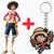 Kit Boneco Monkey D. Luffy 18cm + Chaveiro Luffy - UpVidaBoa