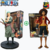 Kit 2 Bonecos 18cm - Roronoa Zoro Verde e Monkey D Luffy - One Piece