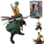 Boneco Premium aticulado Roronoa Zoro 17 cm One Piece Heroes Action Figure