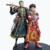 Kit 2 Bonecos 17cm One Piece Luffy + Roronoa Zoro - Classico Action Figure