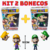 Kit 2 Bonecos Pop Mario e Luigi 10cm