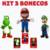 Kit 3 Bonecos Turma do super mario de 25cm - loja online