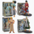 KIT 4 Boneco 17cm Luffy, Zoro, Sanji e Usopp com Kimono One Piece - action figure - UpVidaBoa