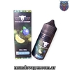 Botella de líquido para vapear de 30ml sabor Blue Razz Lemonade de The Black Sheep, con 35mg de nicotina, presentada junto a su caja colorida.