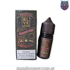 Líquido para vaper BLVK Nicotine Salt sabor Strawberry Cream.