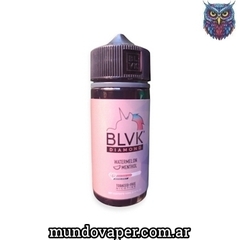 Botella de líquido vaper BLVK Diamond sabor Sandía Menthol de 100ml.