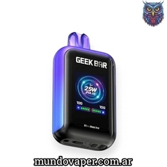 Pod descartable Geek Bar Skyview 25k con sabor Waterlemon Blue Razz, diseño moderno y pantalla digital.