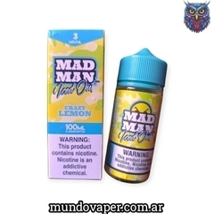 Botella de e-líquido "Crazy Lemon" de Mad Man 100ml