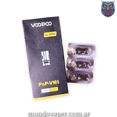 Resistencias Voopoo PnP-VM5 de 0.20 ohmios.