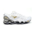 Tênis Mizuno Wave Prophecy 8 - Branco/Dourado