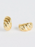 Brinco Croissant Banhado a Ouro 18K