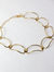 Choker de Elos Grandes Banhado a Ouro 18K na internet