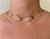 Choker de Elos Grandes Banhado a Ouro 18K - comprar online