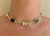 Choker de Pedra Esmeralda Banhado a Ouro 18K - comprar online