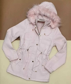 Jaqueta Parka Forrada Feminina Moda Inverno Byunna Com Capuz - loja online